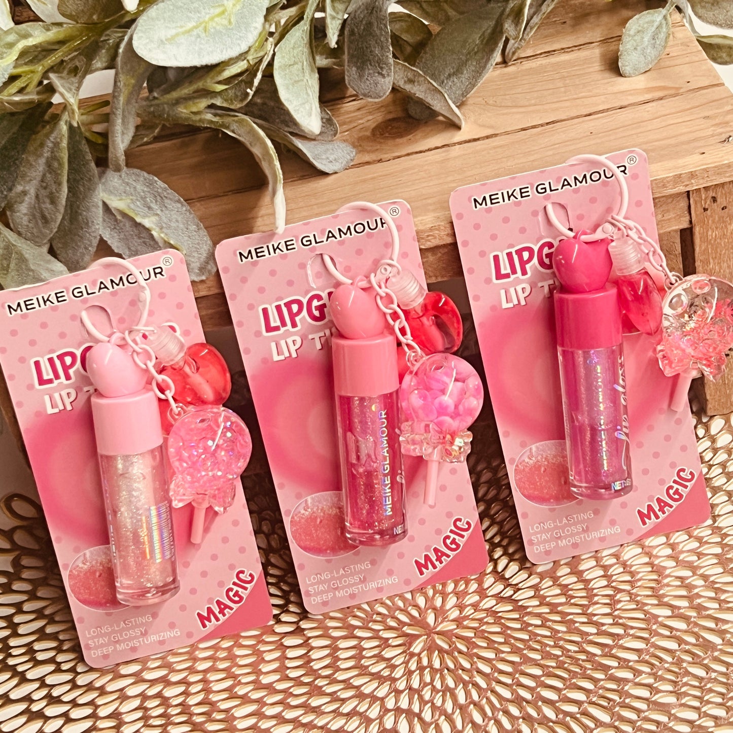 LIP GLOSS W/KEYCHAIN