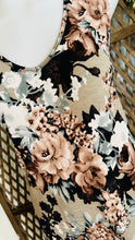 Load image into Gallery viewer, Taupe Multi Print Floral Dress
