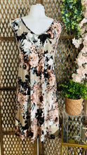 Load image into Gallery viewer, Taupe Multi Print Floral Dress
