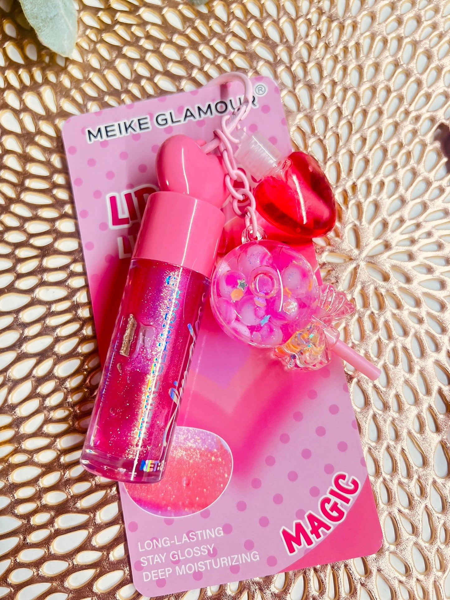 LIP GLOSS W/KEYCHAIN