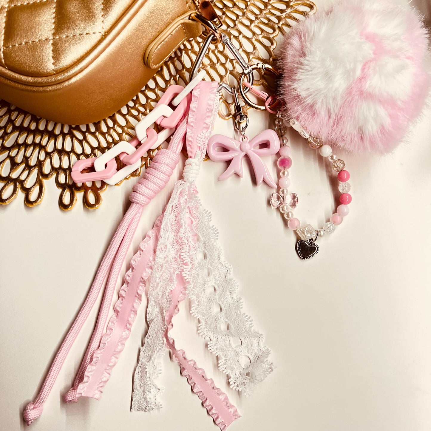 HANDMADE BAG CHARMS ~ PLUSH PAW