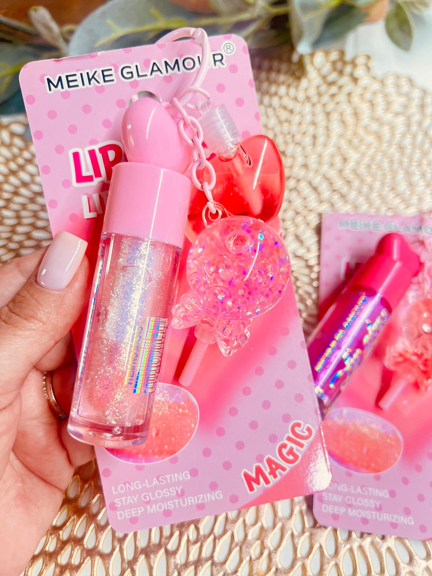 LIP GLOSS W/KEYCHAIN