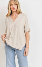 Load image into Gallery viewer, V Neck Short Sleeve Top
