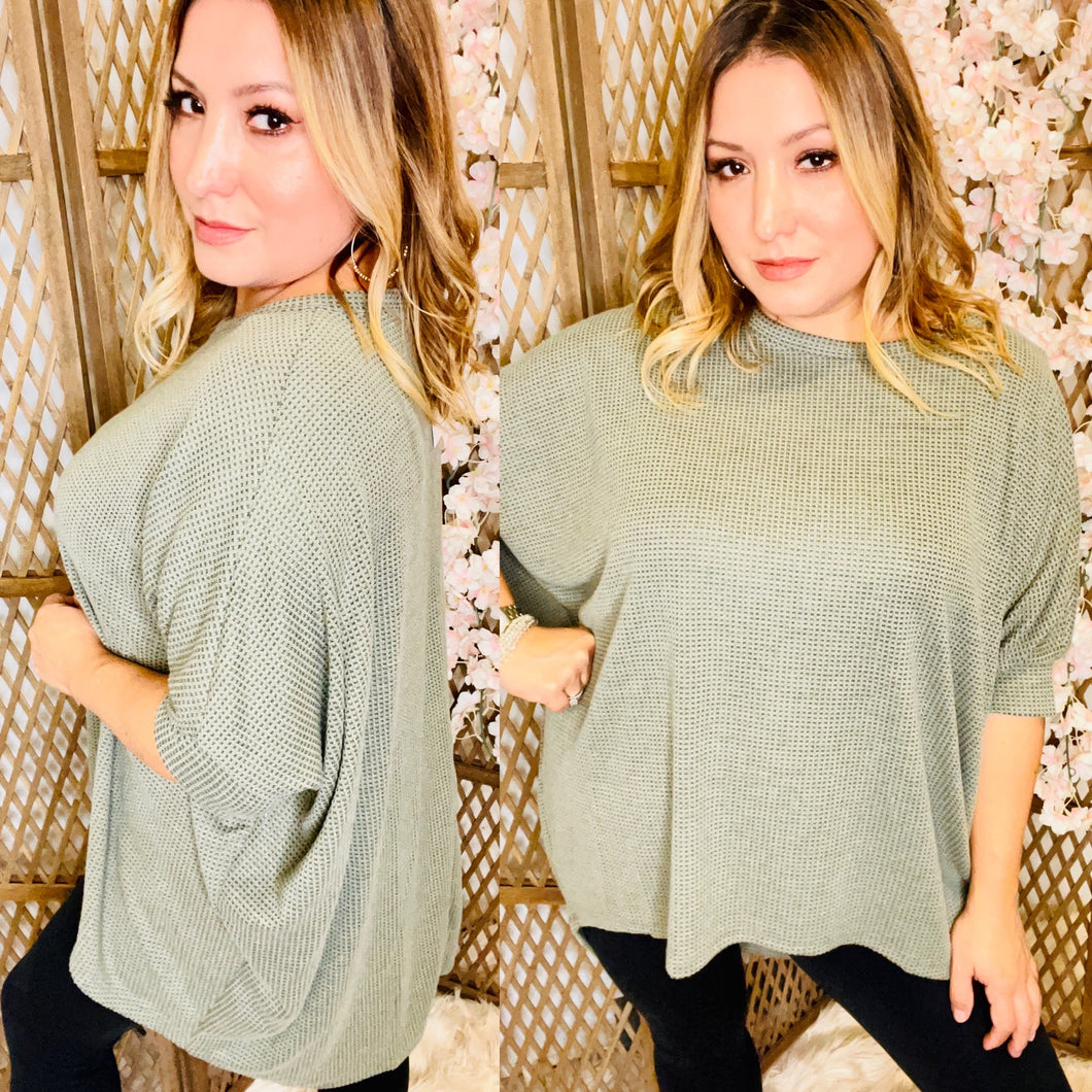 Andree By Unit Short Sleeve Tunic: Olive