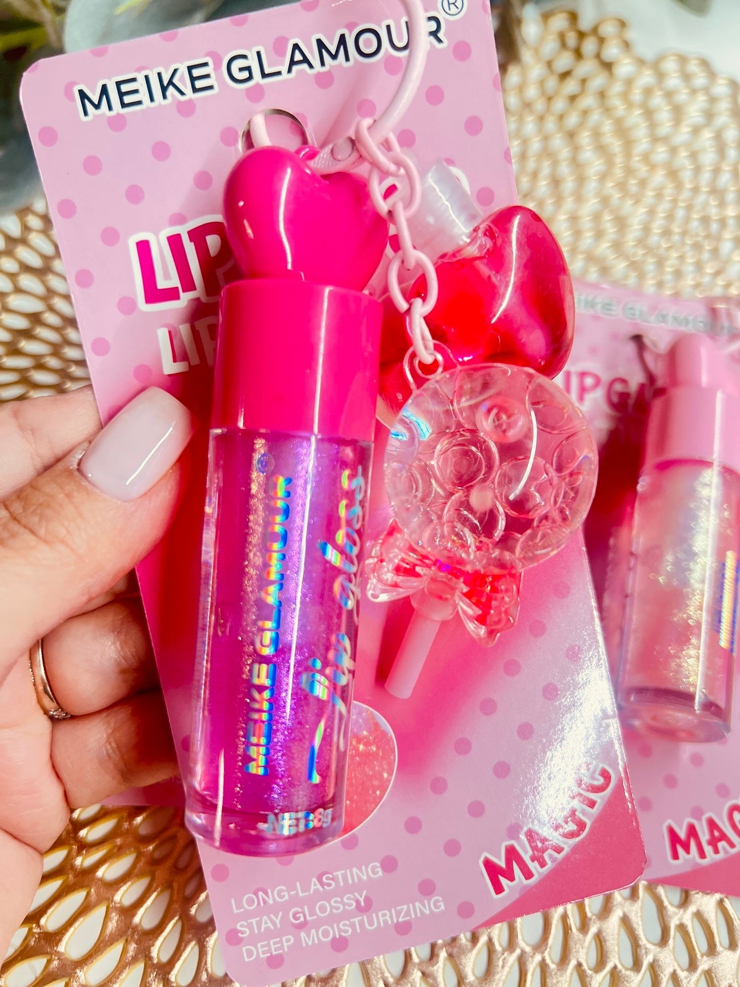 LIP GLOSS W/KEYCHAIN