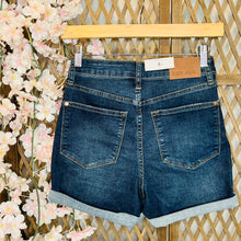 Load image into Gallery viewer, Judy Blue High Waist Tummy Control Cool Denim Shorts: Dark Wash
