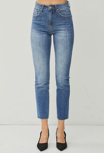 Risen High Rise Relaxed Skinny Jeans